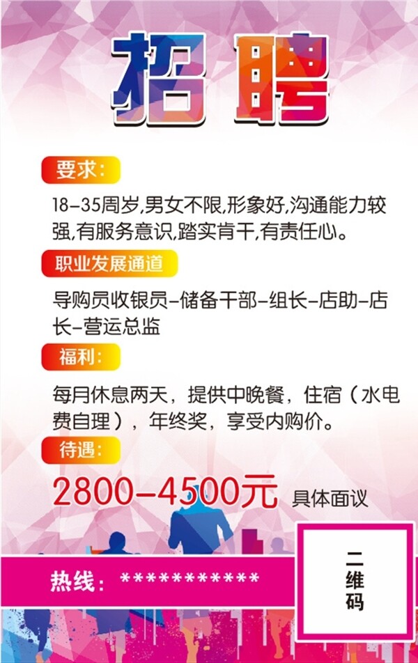 招聘海報(bào)