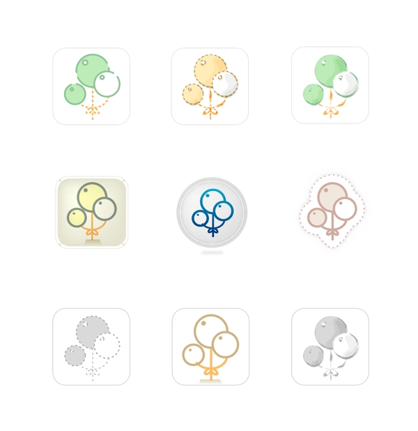 矢量氣球素材設(shè)計(jì)