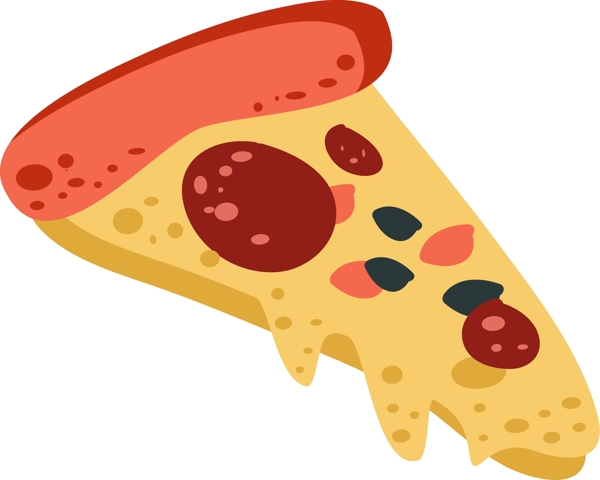 美味食物披萨免扣图标