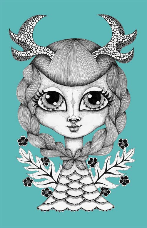位圖插畫時(shí)尚插畫插畫師Danielle免費(fèi)素材