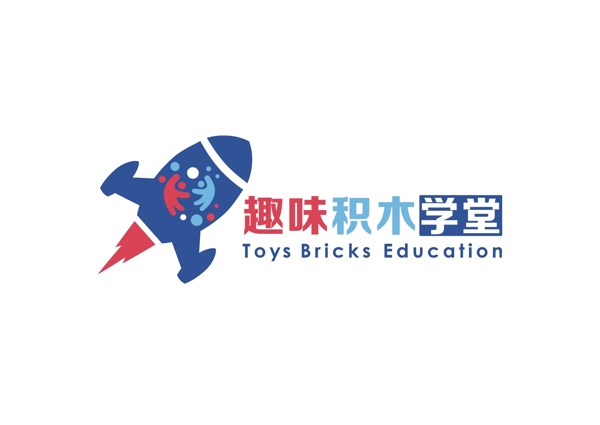 趣味积木学堂LOGO