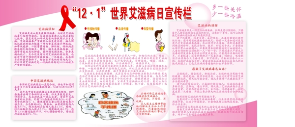艾滋病日宣傳欄圖片