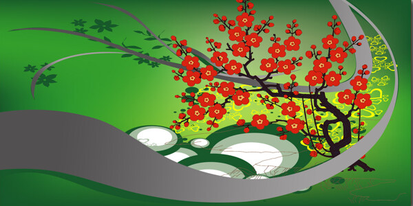 梅花花紋