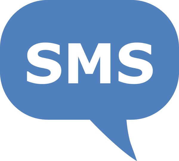 SMS文本消息的简单图标