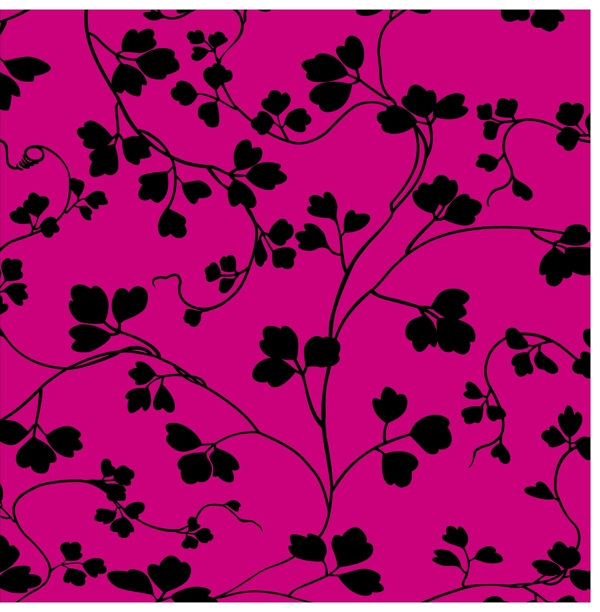 紫色树枝纹理装饰图