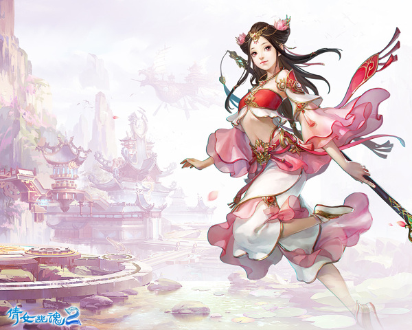 游戲美女圖片