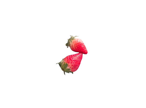 红色草莓png素材