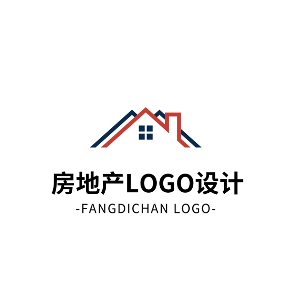 簡約大氣創(chuàng)意房地產(chǎn)logo標(biāo)志設(shè)計
