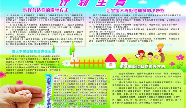計(jì)劃生育宣傳欄圖片