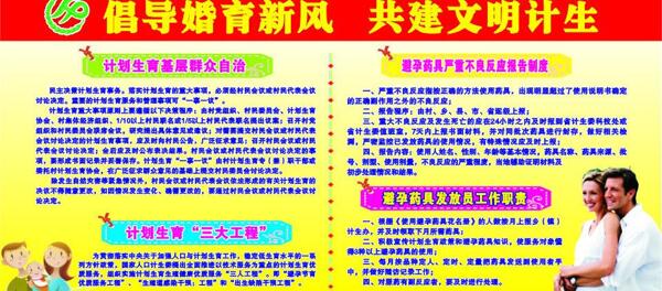 村級計劃生育展板圖片