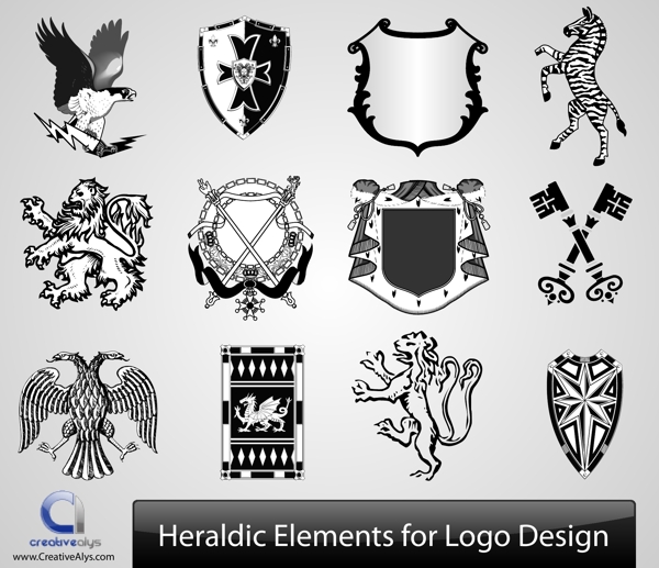 12纹章元素标志设计组