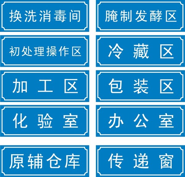 工作間門牌