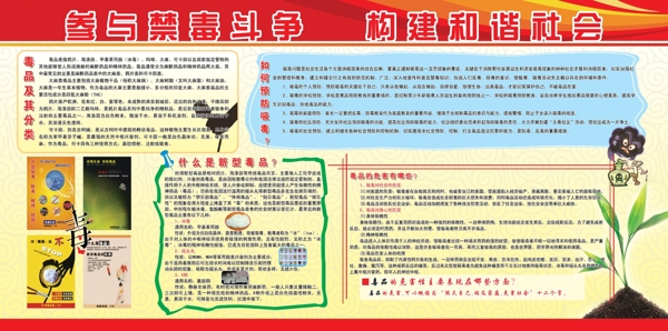 禁毒宣傳展板圖片