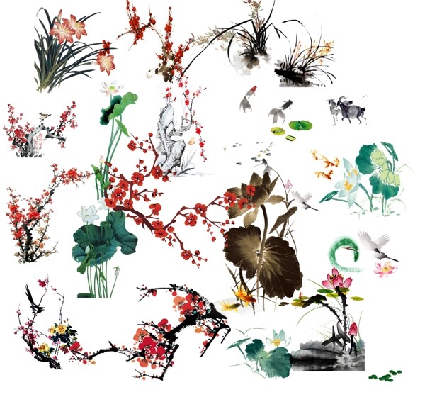 国画素材图片