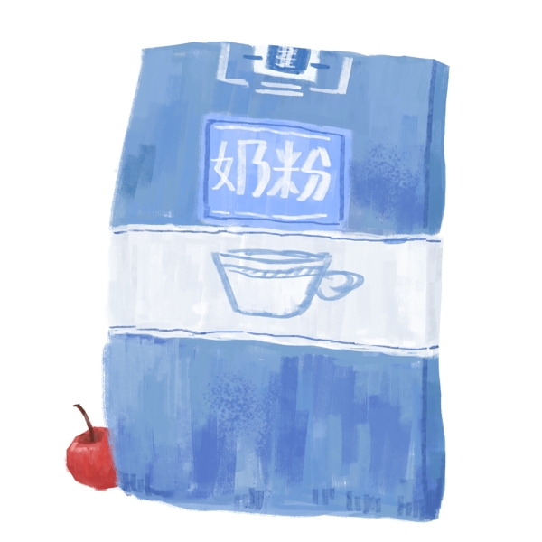 手繪奶粉設(shè)計(jì)元素