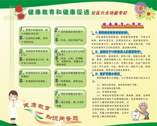健康教育和健康促進圖片