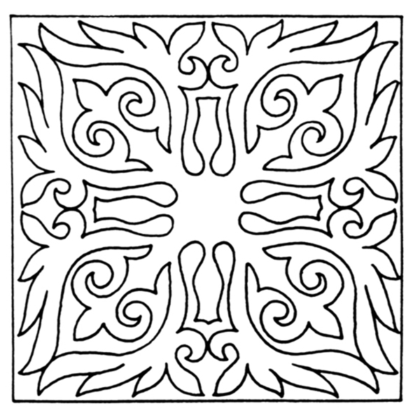 團(tuán)花紋樣傳統(tǒng)圖案0055