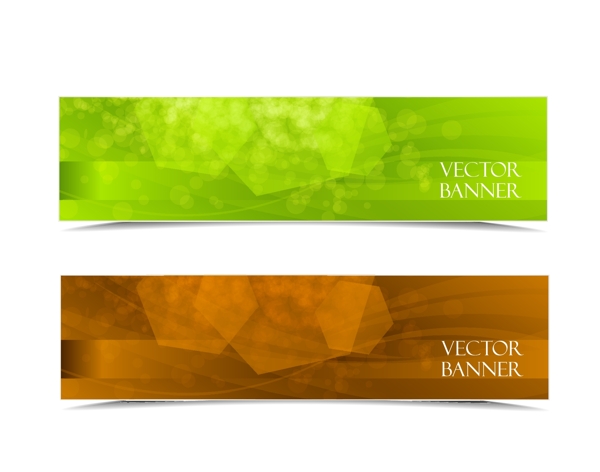 網(wǎng)頁banner矢量模板素材