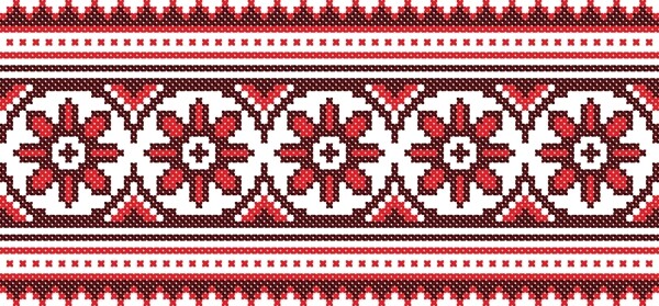 乌克兰风格的布艺饰品的矢量图12