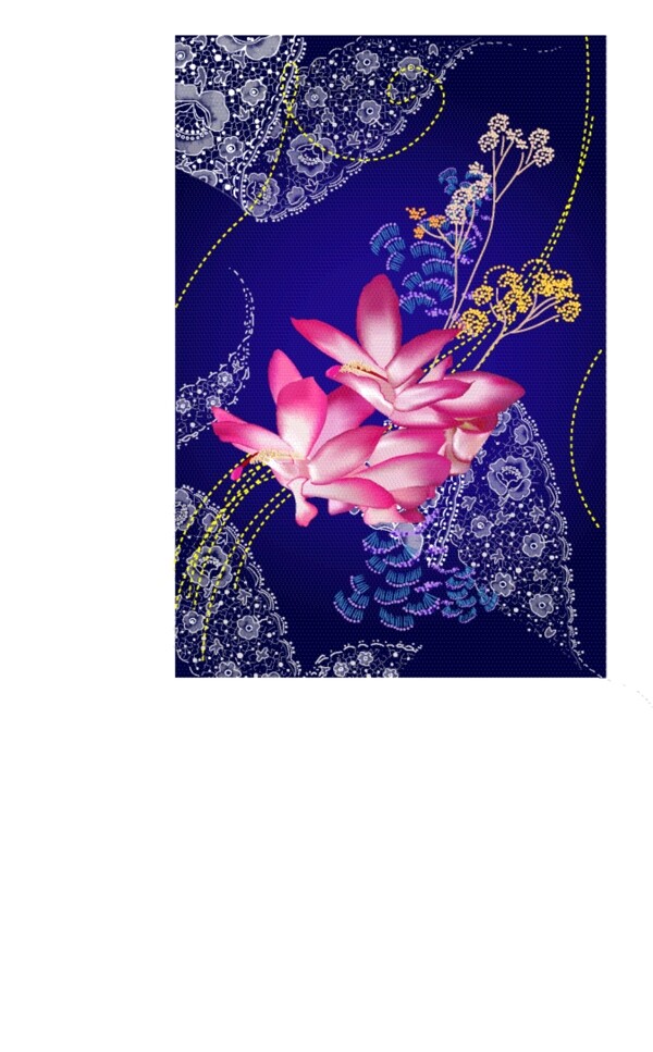 歐美花紋