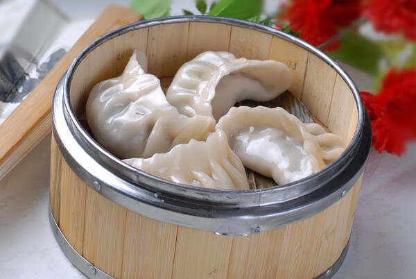 心類滴油蒸餃