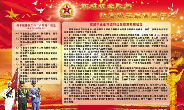 征兵宣傳展版圖片