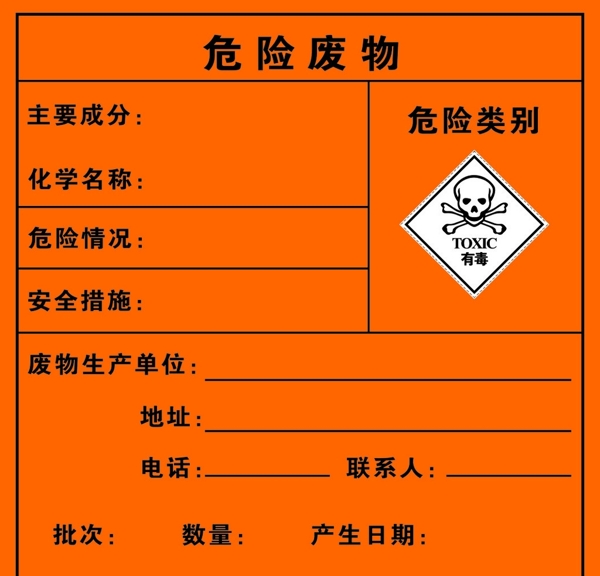 危險(xiǎn)廢物