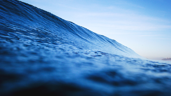 驚濤的海浪