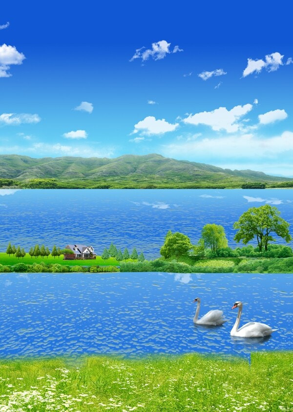 湖圖片