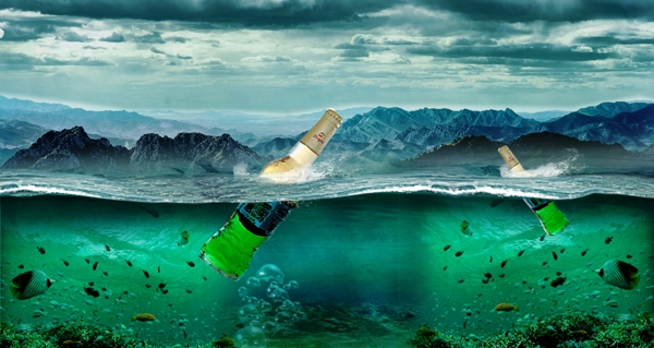 啤酒海報