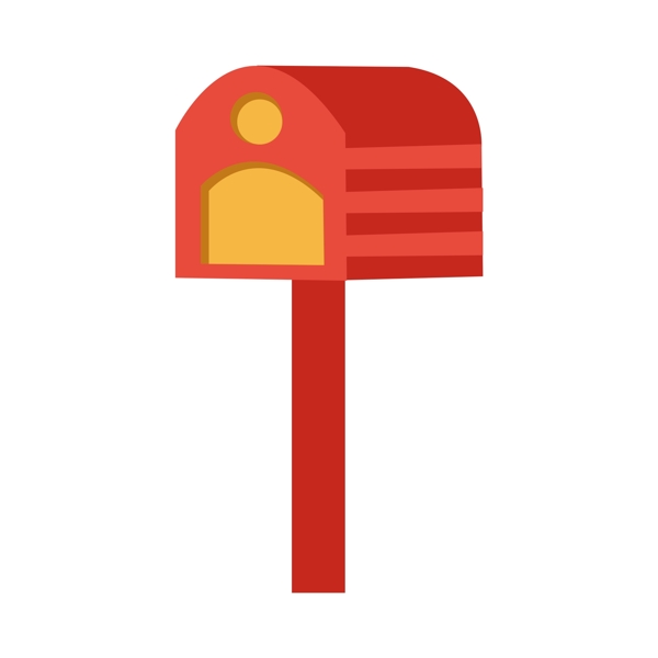 超级可爱的红色邮箱