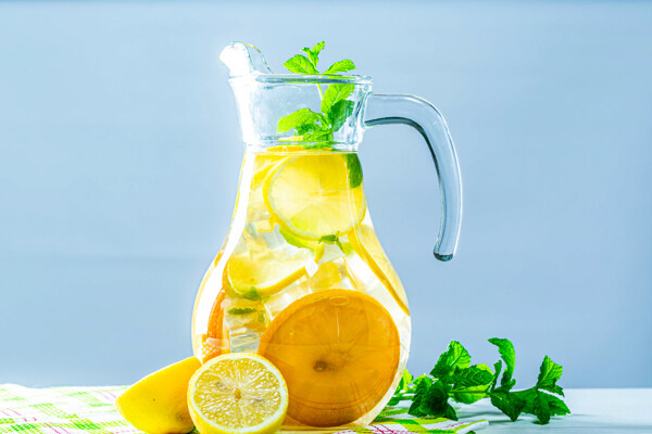 冷饮柠檬水摄影图片