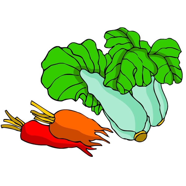 花卉古典插畫