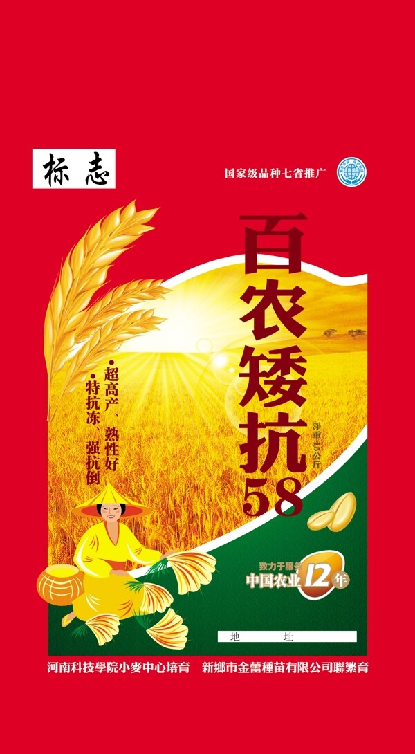 百農矮抗58圖片