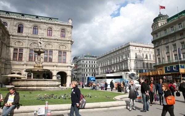 维也纳街景一瞥图片