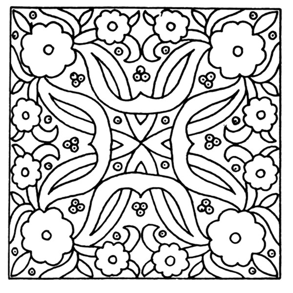 團(tuán)花紋樣傳統(tǒng)圖案0050