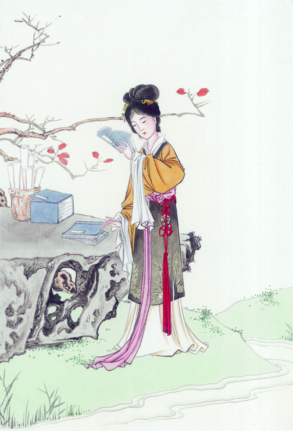 中華藝術(shù)繪畫古畫繪畫仙女神仙嫦娥貂蟬西施中國古代繪畫