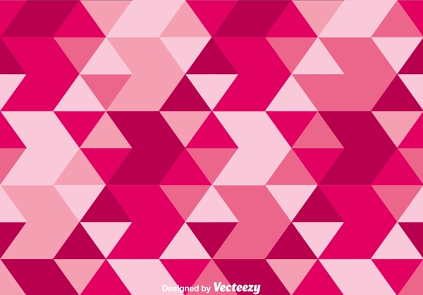 粉红色迷彩的矢量三角形