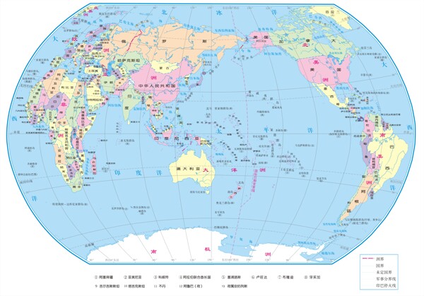 超清晰世界地图图片