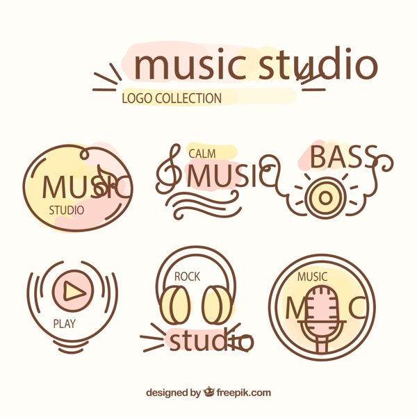 音乐工作室标志图片