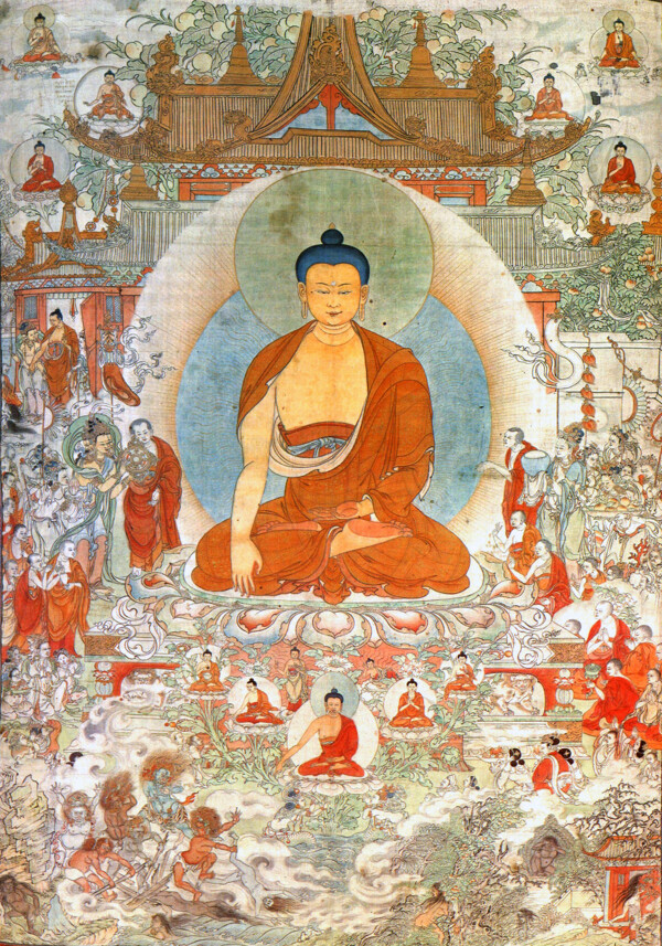 釋迦牟尼神變圖圖片