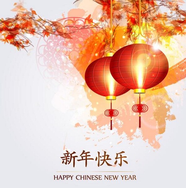 新年快樂背景素材
