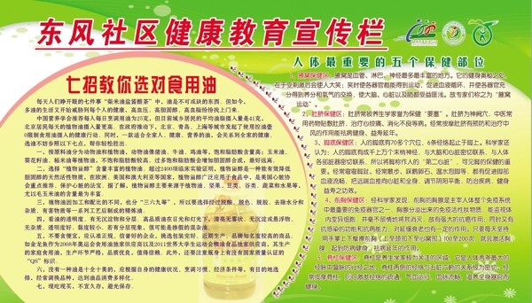 東風健康教育宣傳欄圖片