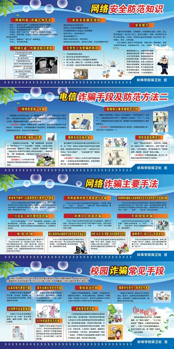 網(wǎng)絡(luò)詐騙展板圖片