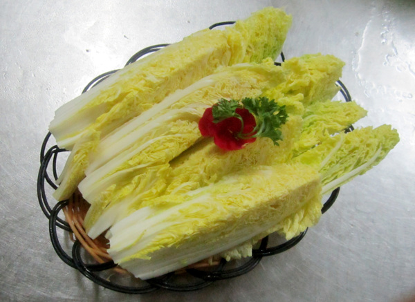 火鍋涮菜娃娃菜圖片