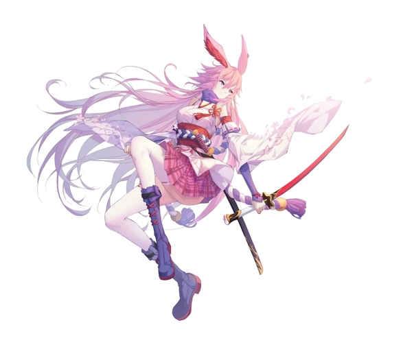 彩色人物動漫插畫背景
