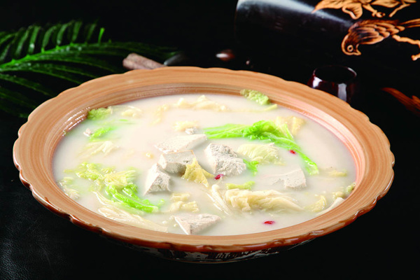 白菜燉豆腐圖片