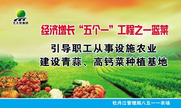 北大荒宣傳展板圖片