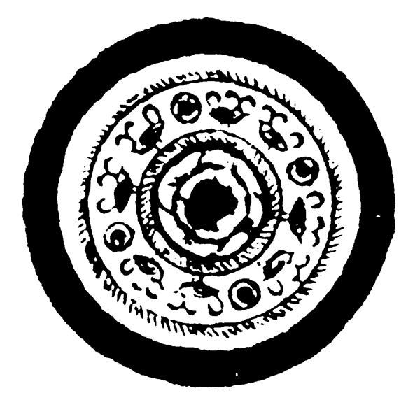 瓦當(dāng)圖案秦漢時期圖案中國傳統(tǒng)圖案圖案003