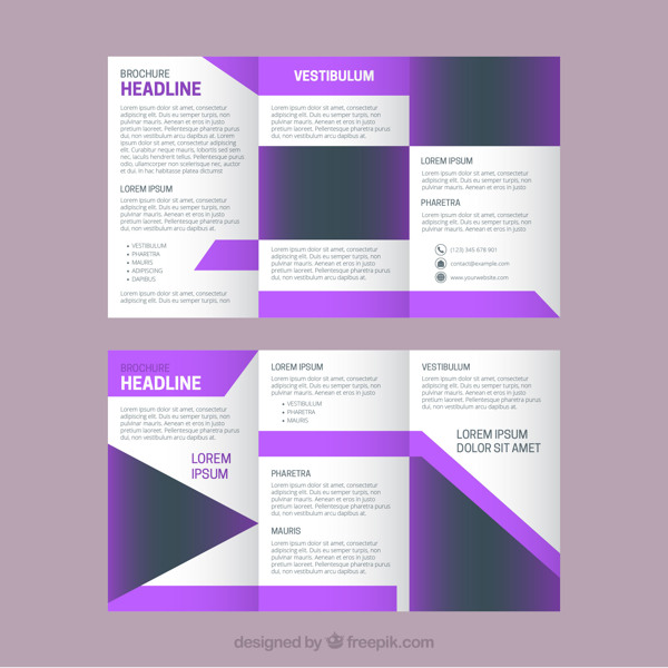 模糊的业务指南与紫色的细节